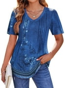 Fantaslook Blouses for Women Dressy Casual V