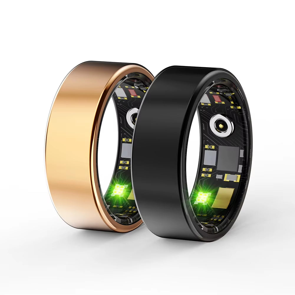 R11M Smart Ring IP68 Waterproof Fitness Ring Bluetooth-Compatible 5.0 Multi-Sport Modes Heart Rate Blood Oxygen Sleep Monitoring