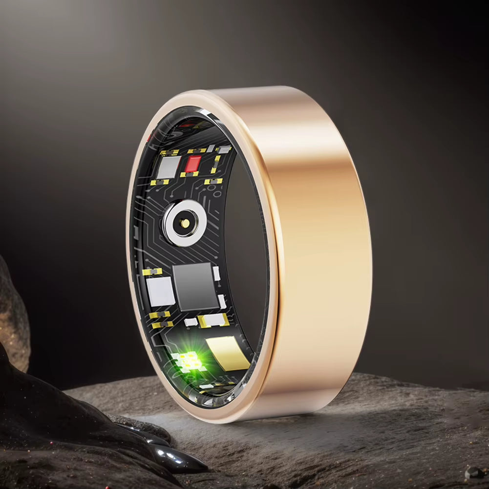 R11M Smart Ring IP68 Waterproof Fitness Ring Bluetooth-Compatible 5.0 Multi-Sport Modes Heart Rate Blood Oxygen Sleep Monitoring