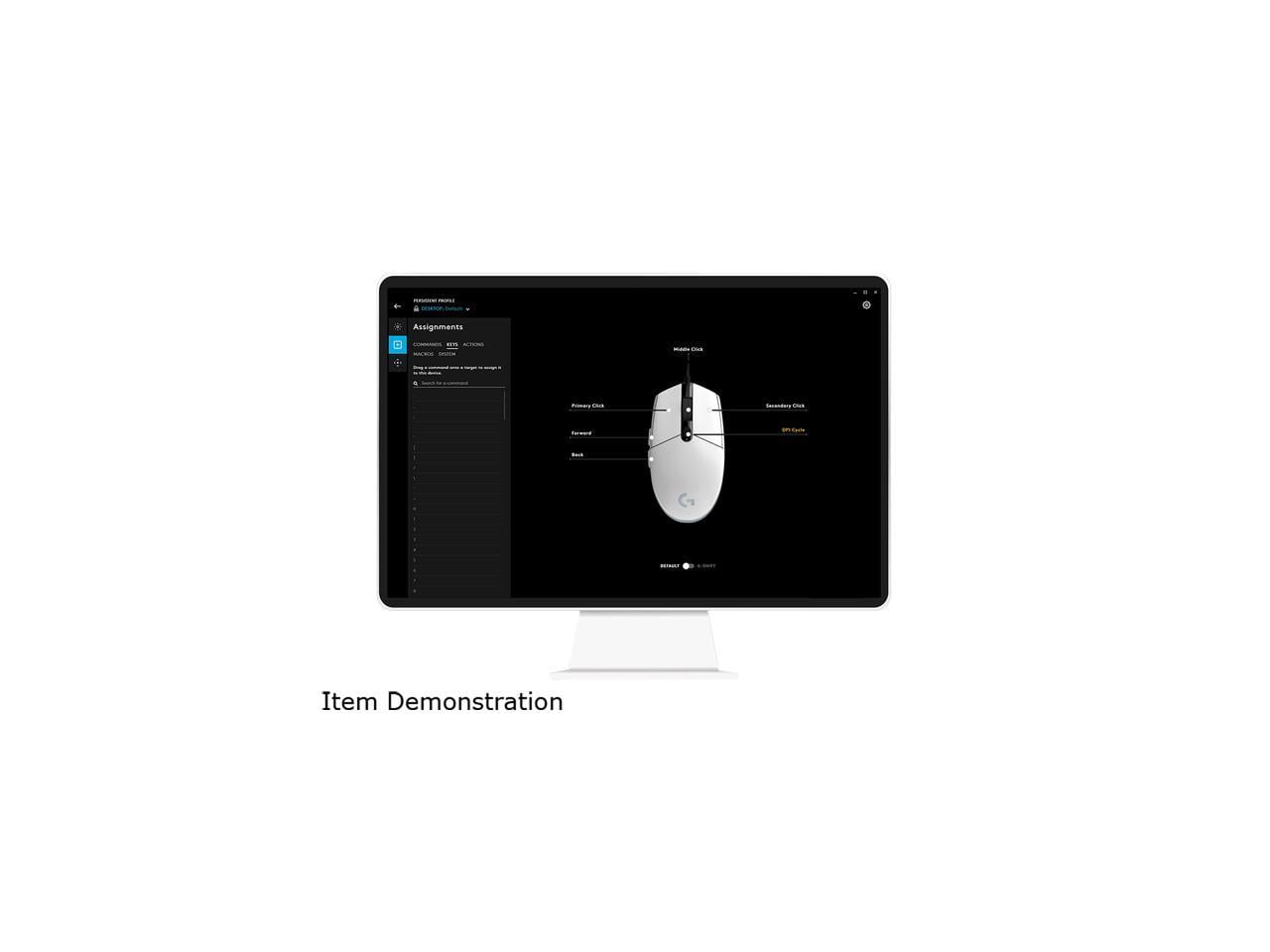 Logitech G203 Wired Gaming Mouse, 8,000 DPI, Rainbow Optical Effect LIGHTSYNC RGB, 6 Programmable Buttons, On-Board Memory, Screen Mapping, PC/Mac Computer and Laptop Compatible - Black