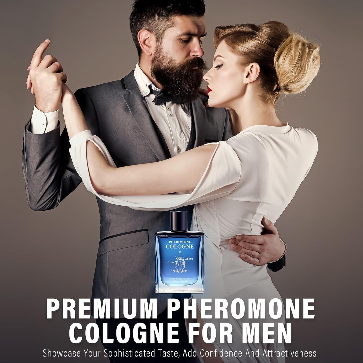Pheromone Cologne for Men, Premium Perfume to Attract Women, Pure & Long-Lasting Fresh Woody Scents, Large capacity & Durable(1.7Oz)