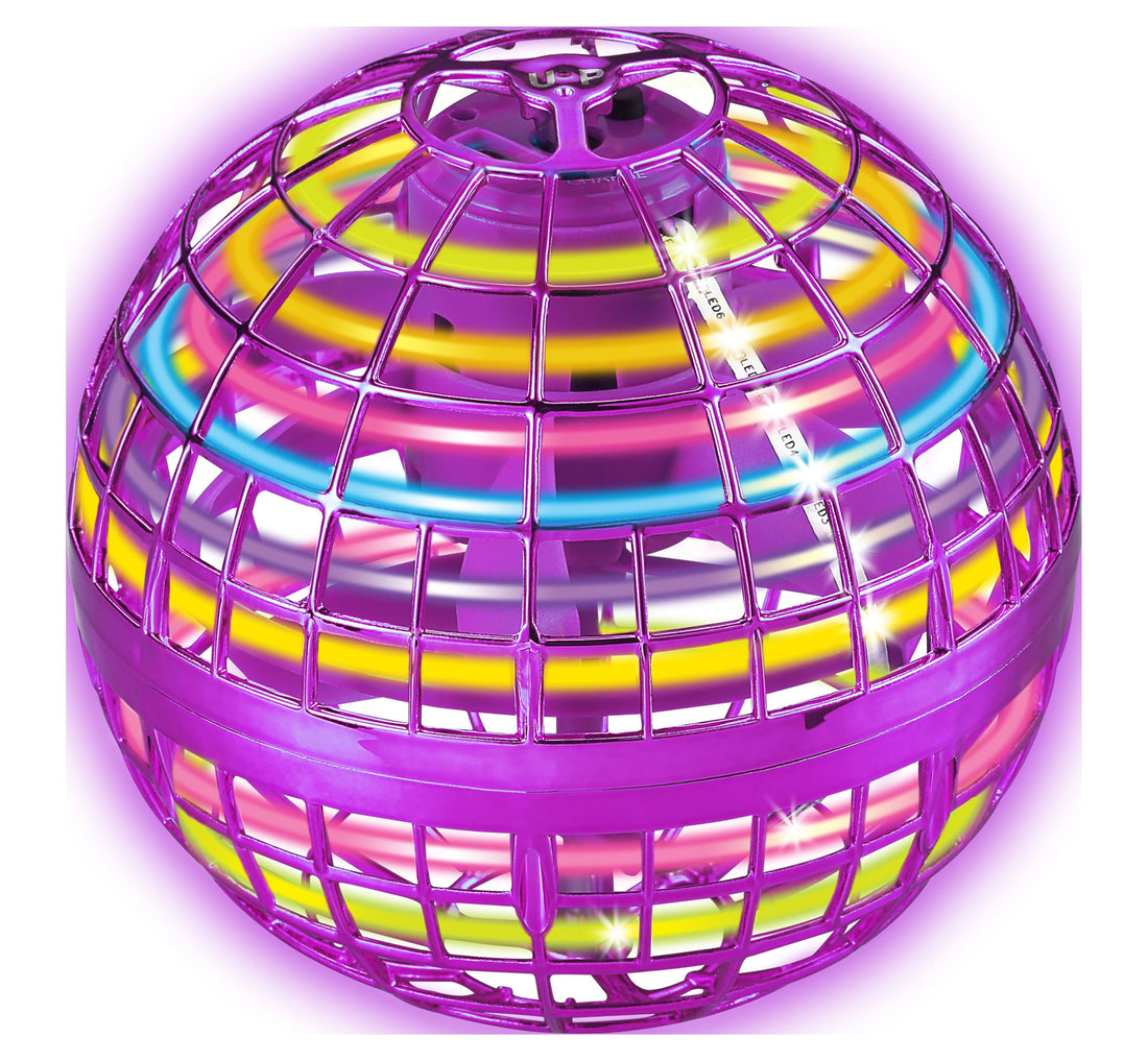Wonder Sphere Magic Hover Ball- Purple Color- Easy to Fly- RC Helicopter, Ages Group 6 years and older